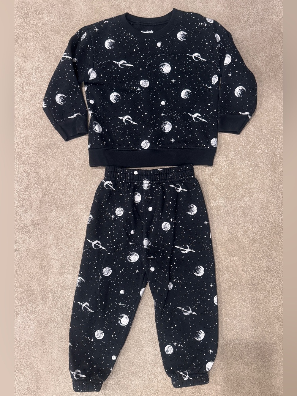 Garanimals 3T Space Planets Sweatshirt Jogger Set